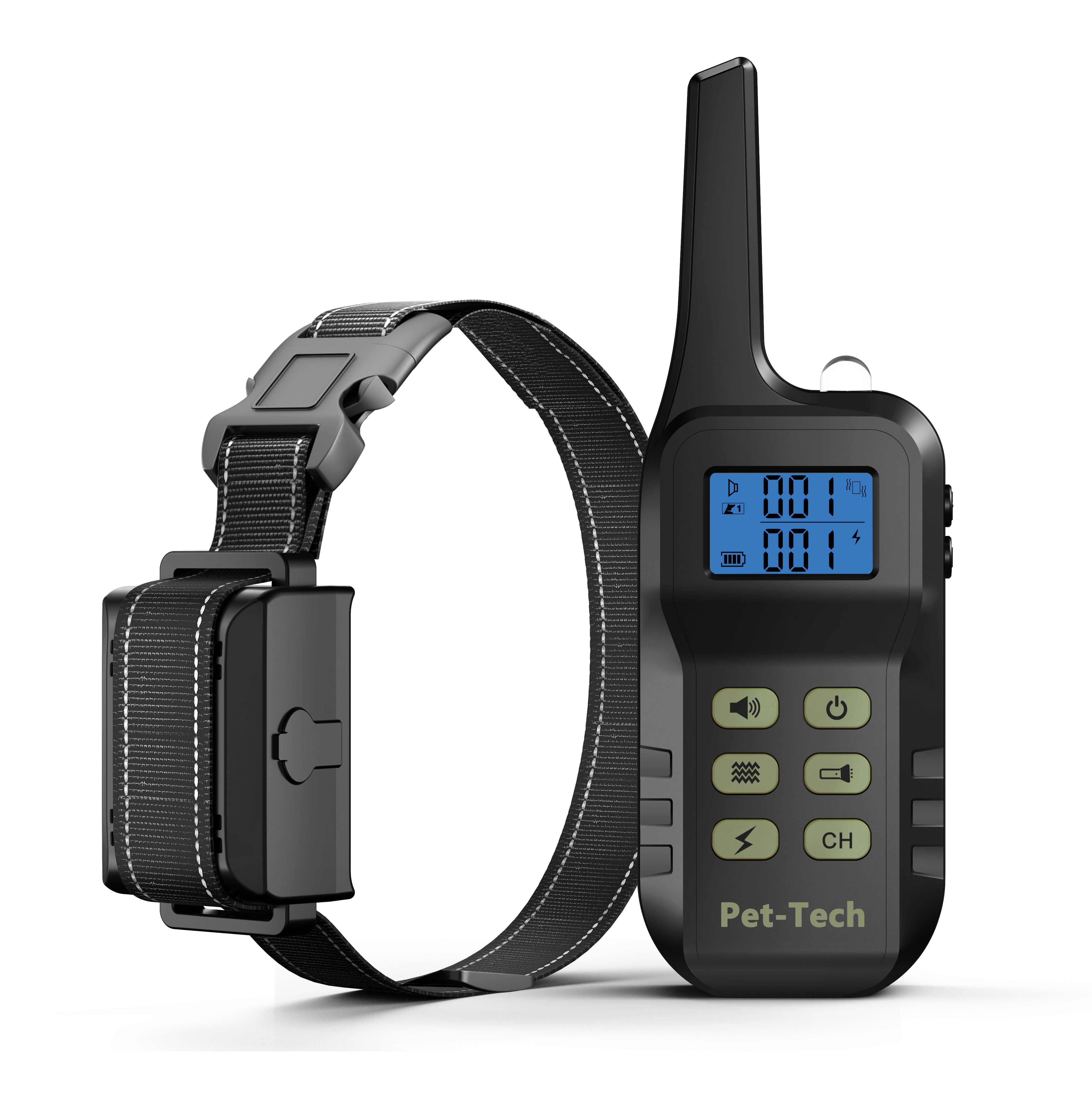 Automatic bark control collar with clearance remote