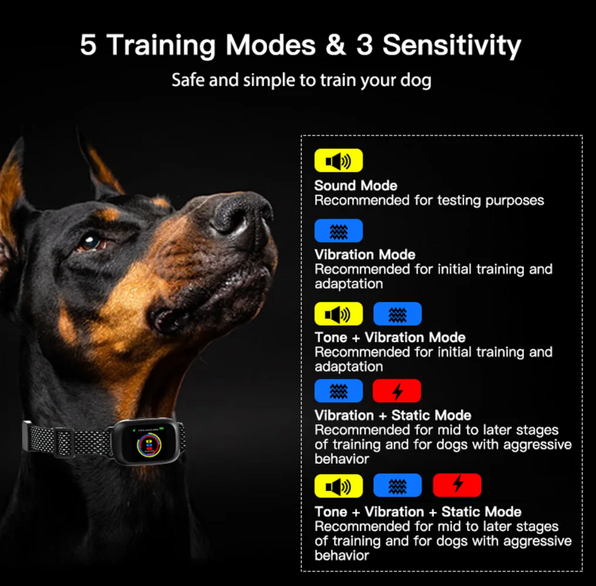 Pet Tech B800 B630 Intelligent Bark Collar